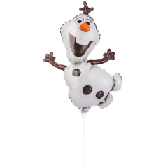 A Шар (14"/36 см) Мини-фигура, Холодное сердце, Олаф, 1 шт.